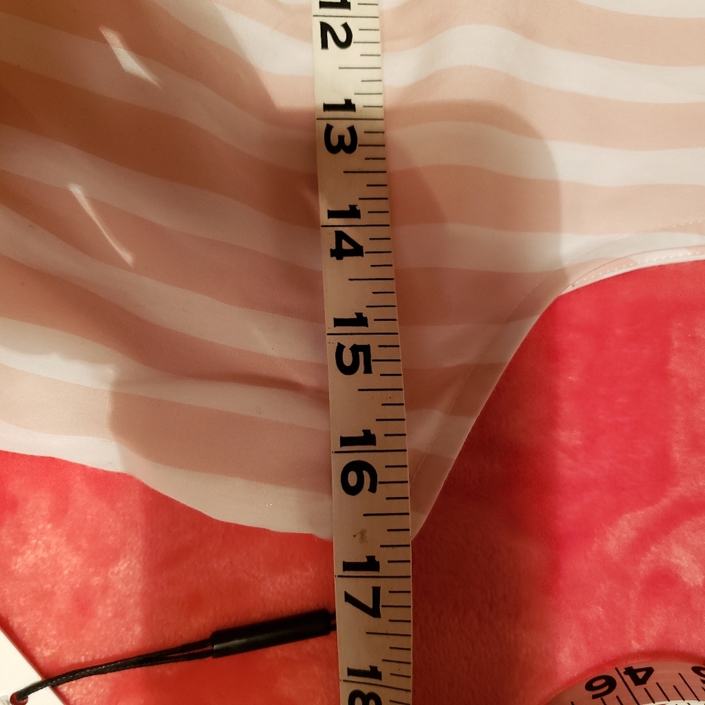NWT CALVIN KLEIN cream/white striped shirt cotton dress (2) - Picture 14 of 15